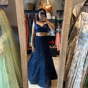 Elegant Blue Lehenga
